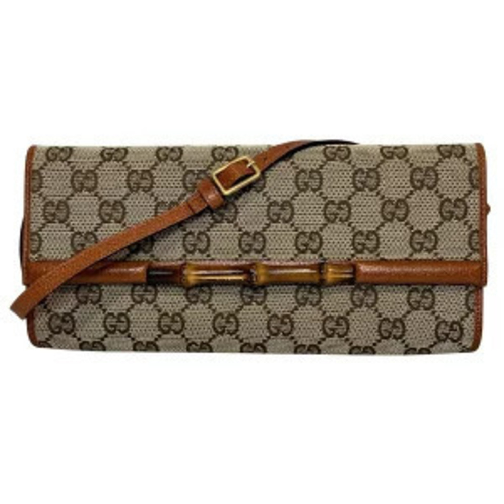Gucci Bamboo GG Canvas Bag Shoulder